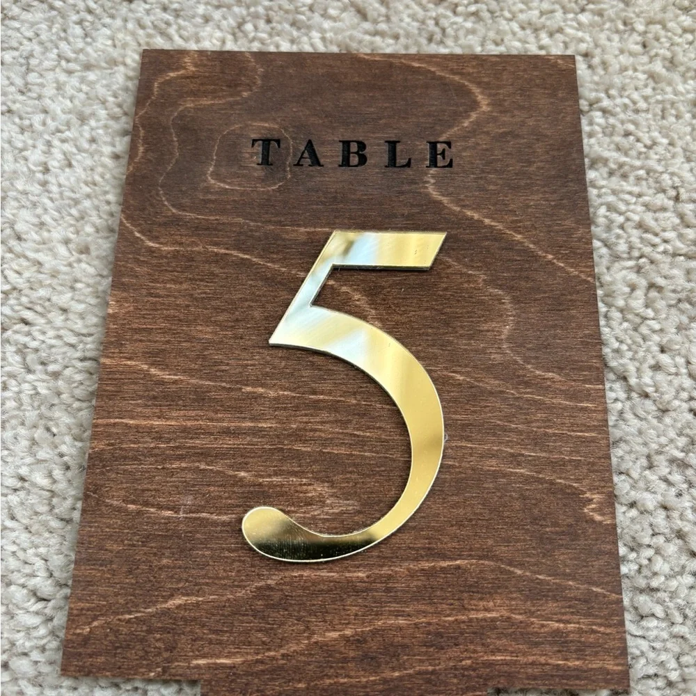 Table Numbers 1-16 - Picture 3 of 3